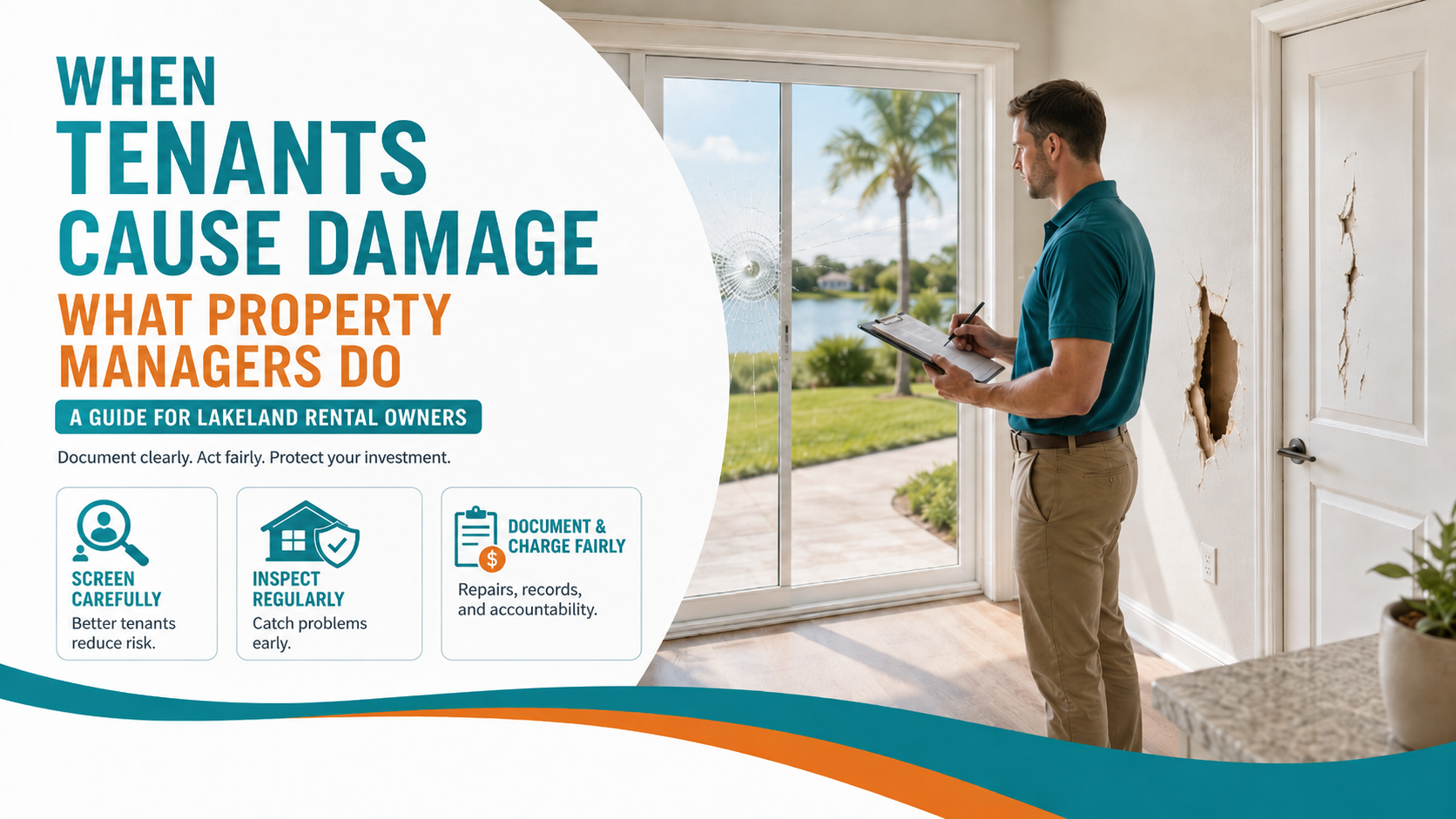 What Top Lakeland and Polk County Property Managers Do When Tenants Cause Damage