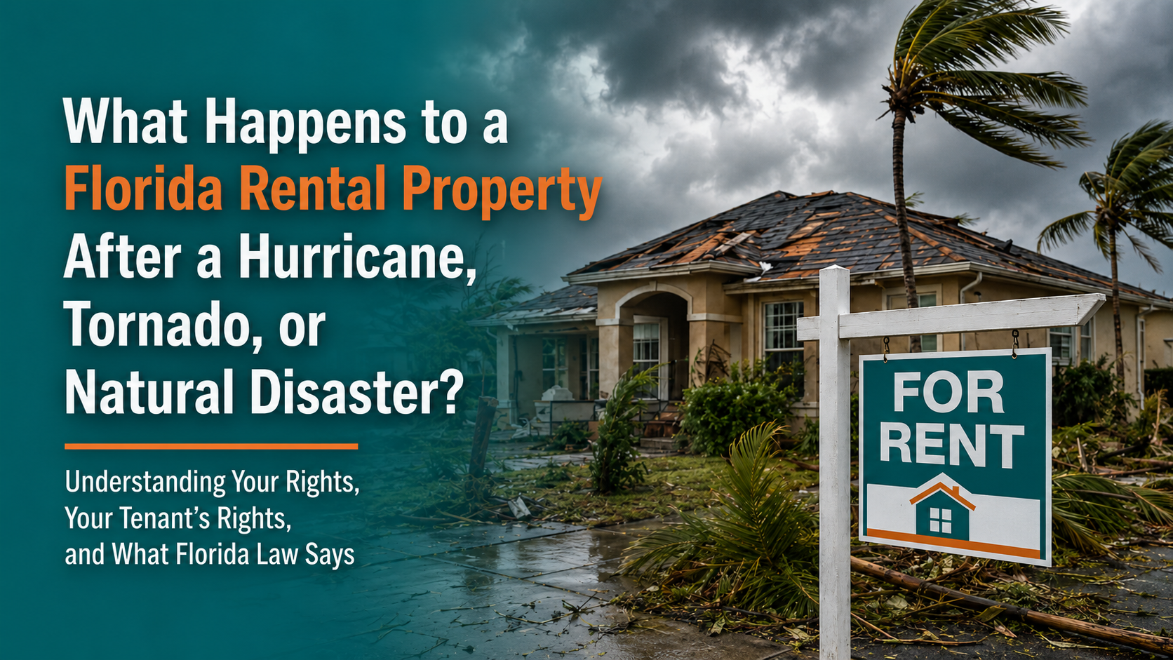 What Happens to a Florida Rental Property After a Hurricane or Natural Disaster?