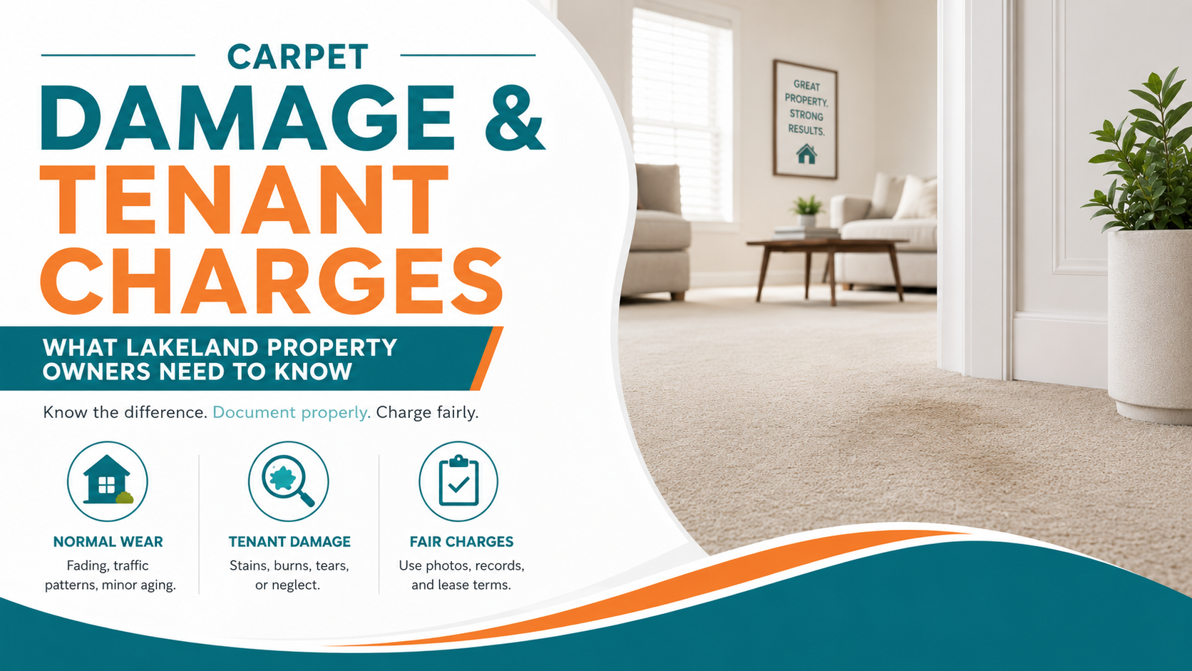 Carpet Damage and Tenant Charges: What Lakeland Property Owners Need to Know