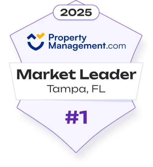 PropertyManagement.com number one market leader, Tampa, Florida, 2025